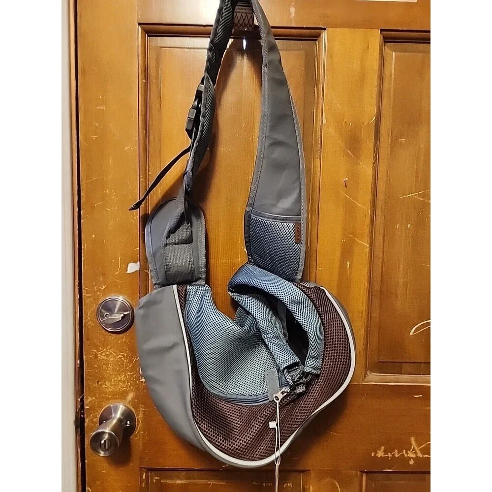 Pet Sling Carrier Breathable Mesh Travel Safe Sling Bag Carrier S Dog/Cat